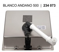 Blanco Andano 500-U acél mosogatótál