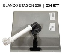 Blanco Etagon 500-U Silgranit mosogatótál lefolyógarnitúra szerelés