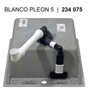 Blanco Pleon 5 Silgranit mosogatótál lefolyógarnitúra