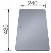 Blanco Zenar XL 6S Compact Silgranit mosogatótál elölnézet
